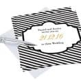 Personalised Art Deco Striped Pack of 20 Cards